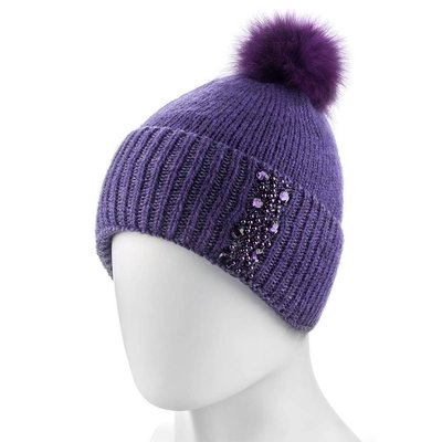 Жіноча шапка Atrics WH-674 Фіолет One size WH-674 фото